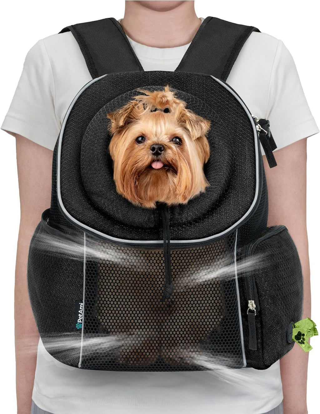 Sac à Dos de Transport Respirant Pour chien