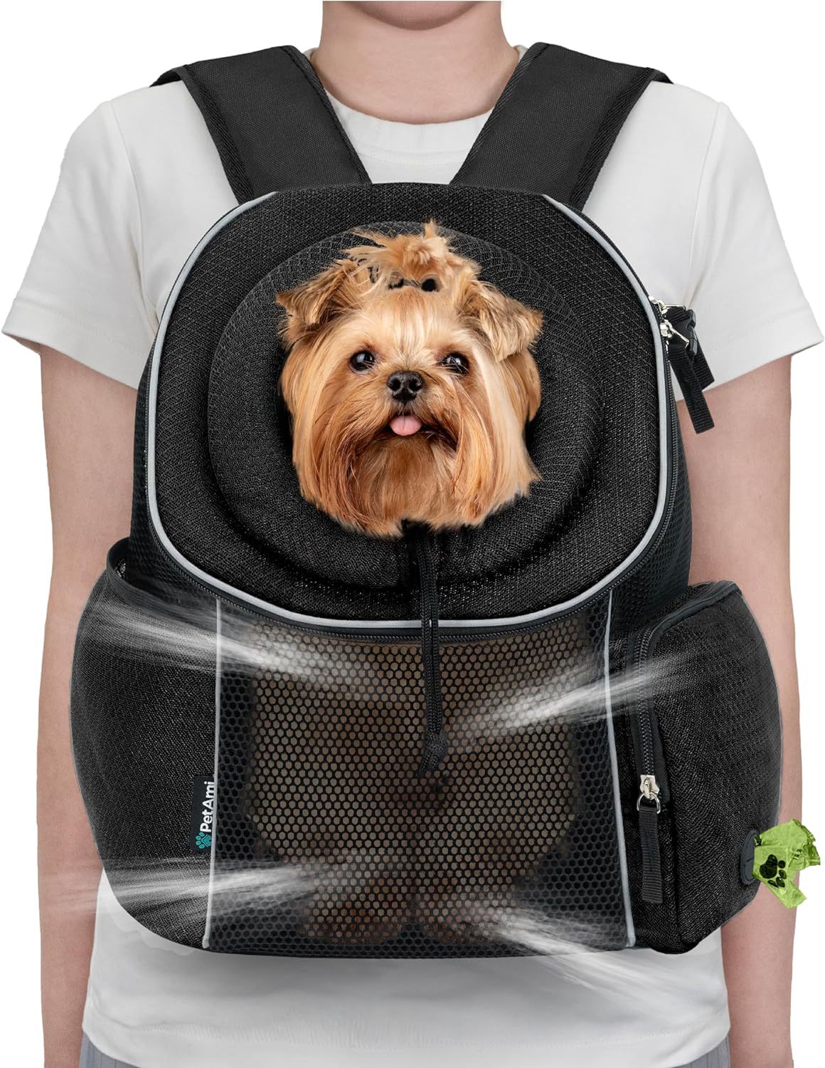 Sac à Dos de Transport Respirant Pour chien
