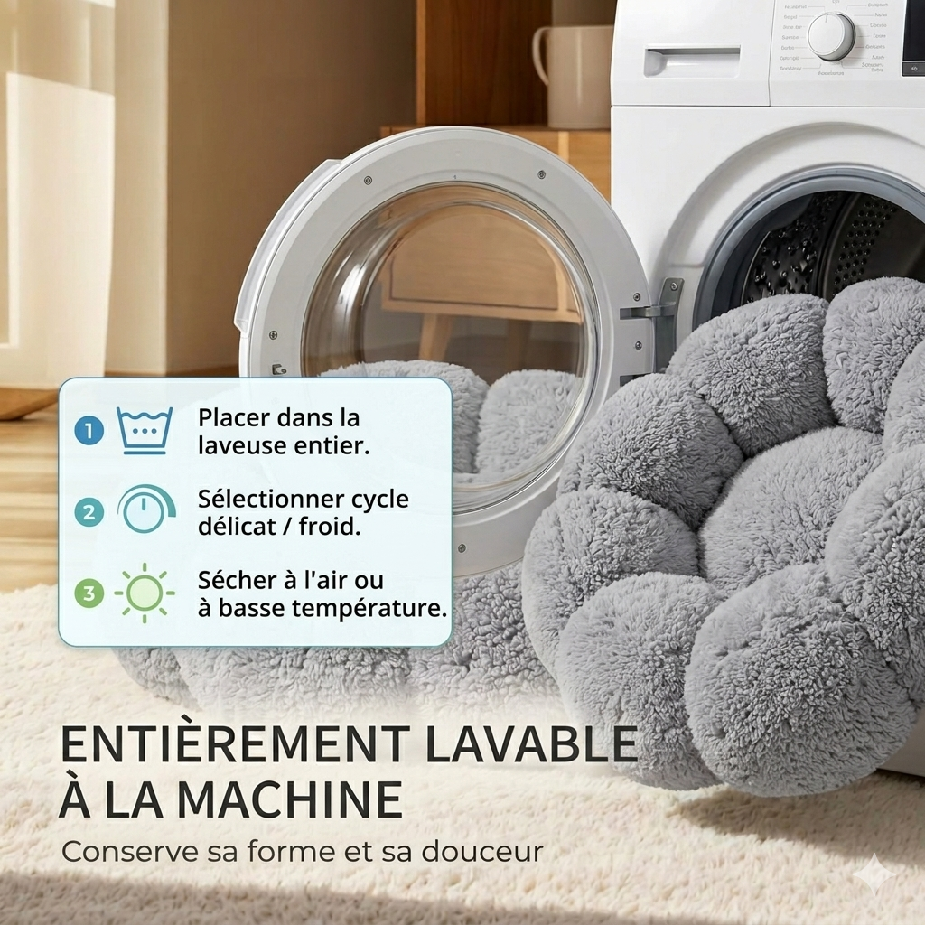 Nuage de Peluche en Fleur
