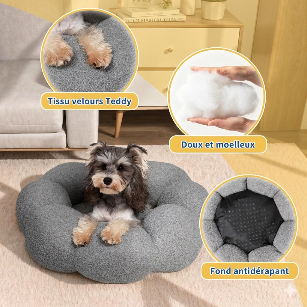 Nuage de Peluche en Fleur